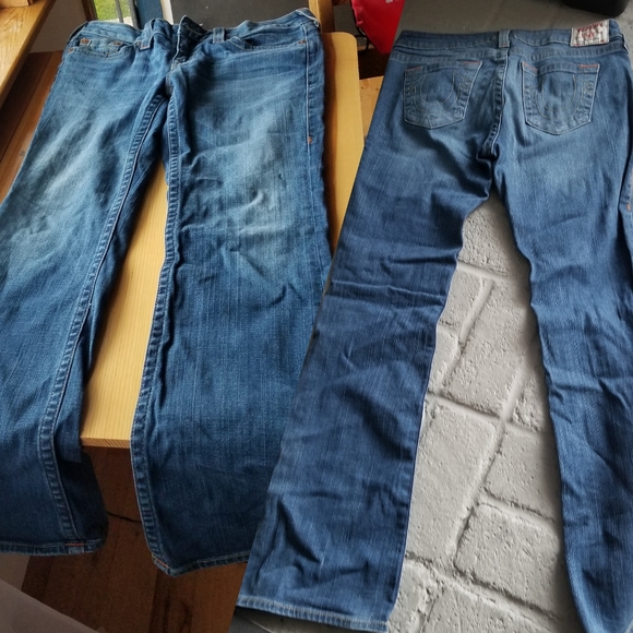 Made in USA True Religion brand Jeans sz 32 x 31.5 - Picture 4 of 11